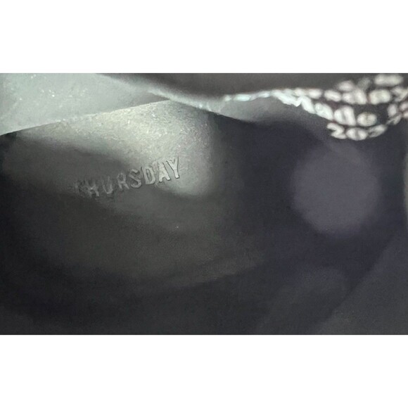 Thursday Boot Company Combat Boots Black Leather Side Zip $180 Womens Size 8.5 - Picture 8 of 9